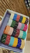 Metal Jari Bangles Combo Box Wholesale Market In Surat